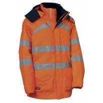 Parka de trabajo Alta Visibilidad Multibolsillos Cofra Devon V037-0-00