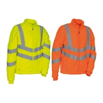Chaqueta de forro polar de trabajo Alta Visibilidad Multibolsillos Cofra Dukesse V544-0-00