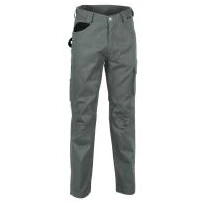 Liquidación total - Pantalón de trabajo Multibolsillos Cofra Walklander V014-0-00 número 52 color Antracita Negro