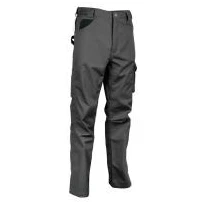 Liquidación total - Pantalón de trabajo Multibolsillos Cofra Walklander V014-0-00 número 54 color negro negro