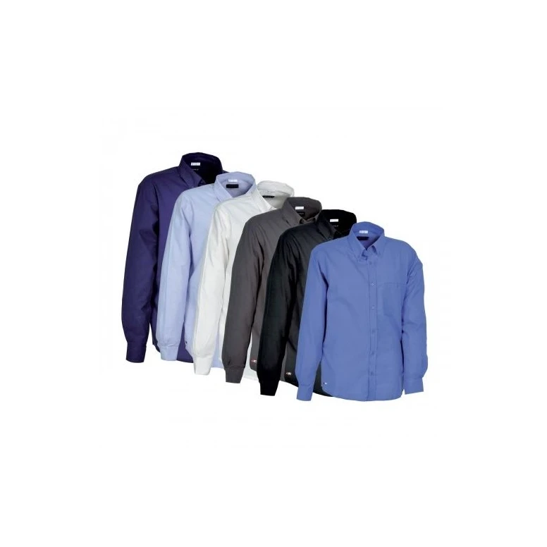 Liquidación total - Camisa de trabajo Cofra Witshire 100% algodón V147-0-02 Talla 2XL color celeste