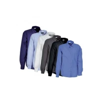 Liquidación total - Camisa de trabajo Cofra Witshire 100% algodón V147-0-02 Talla 2XL color celeste