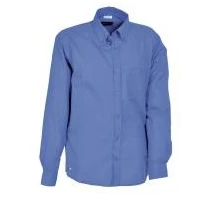 Liquidación total - Camisa de trabajo Cofra Witshire 100% algodón V147-0-02 Talla 2XL color celeste