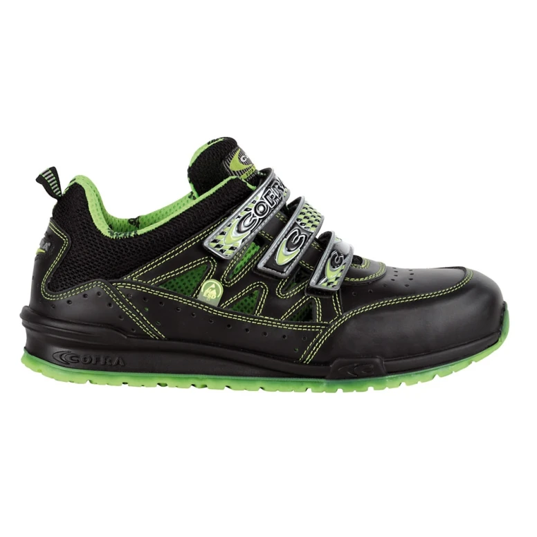 Zapatos de seguridad Cofra Davenport Lime S1P ESD SRC 78491-000