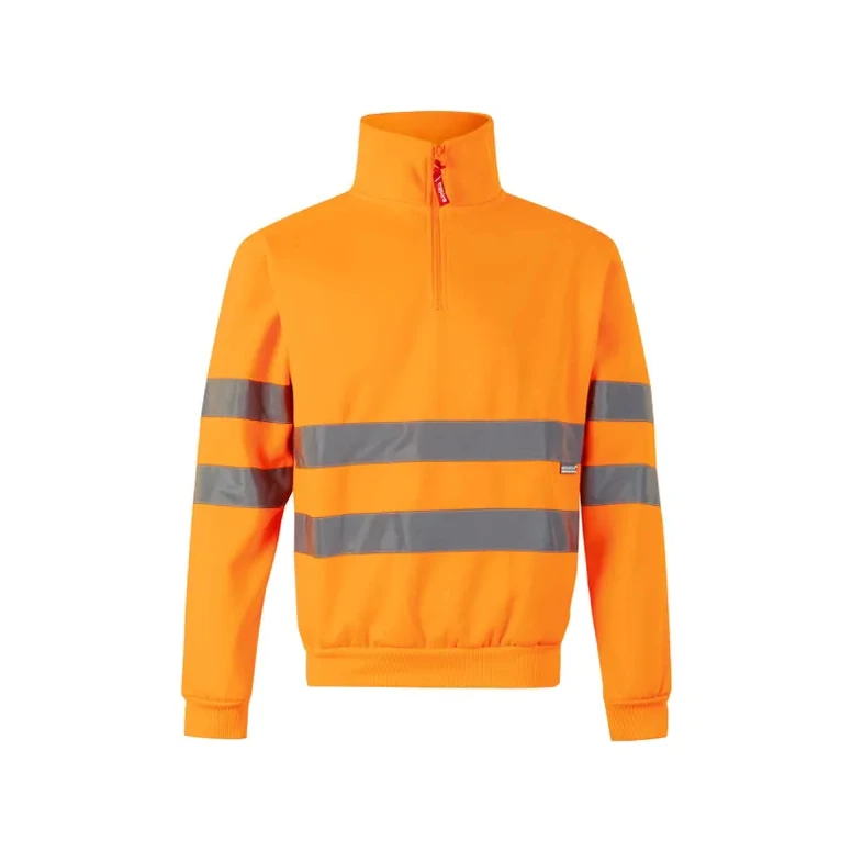 Sudadera con cremallera corta de trabajo Alta visibilidad Velilla 305702