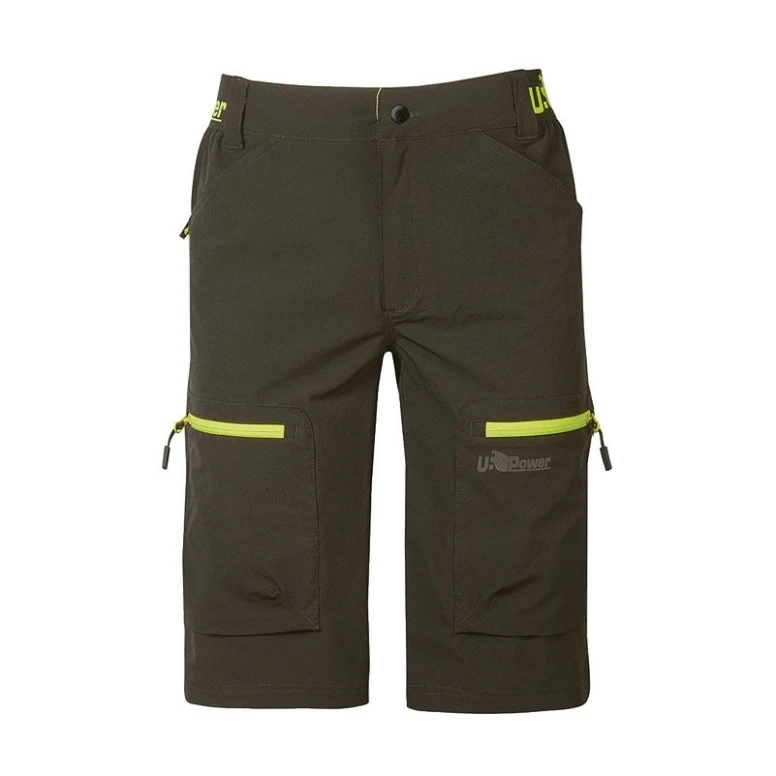 Bermuda de trabajo Stretch Multibolsillos U-power Ares FU280BC