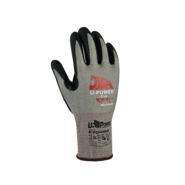 12 Pares - Guantes de trabajo anticorte recubiertos de nitrilo U-Power High UG00004