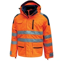 Cazadora de trabajo Alta Visibilidad Impermeable Multibolsillos U-Power Backer HL162YF