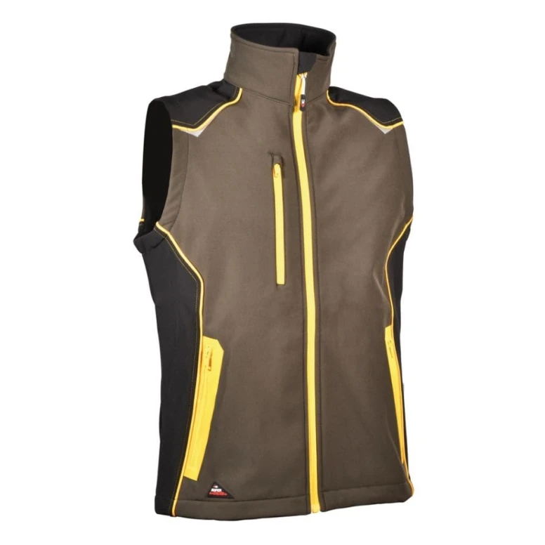 Chaleco de trabajo Softshell Stretch Multibolsillos Cofra Kyzyl V578-0-02