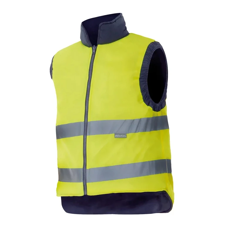 Chaleco reversible de trabajo Alta visibilidad Multibolsillos Velilla 148