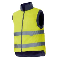 Chaleco reversible de trabajo Alta visibilidad Multibolsillos Velilla 148