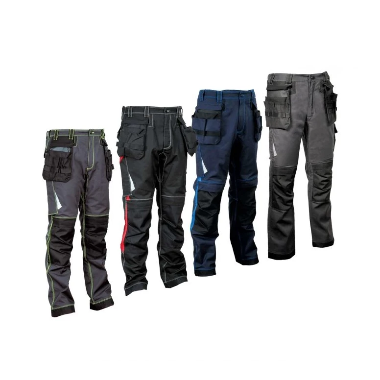 Pantalones de trabajo Elásticos Stretch Multibolsillos Cofra Gondomar V486-0-02