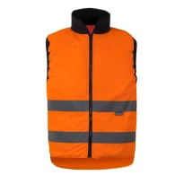 Chaleco reversible de trabajo Alta visibilidad Multibolsillos Velilla 148