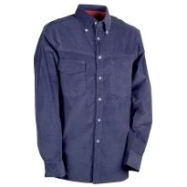 Camisa de trabajo de terciopelo elástica extensible Cofra Bahia V107-0-00