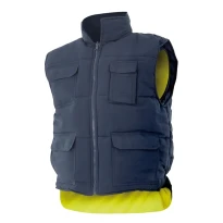 Chaleco reversible de trabajo Alta visibilidad Multibolsillos Velilla 148