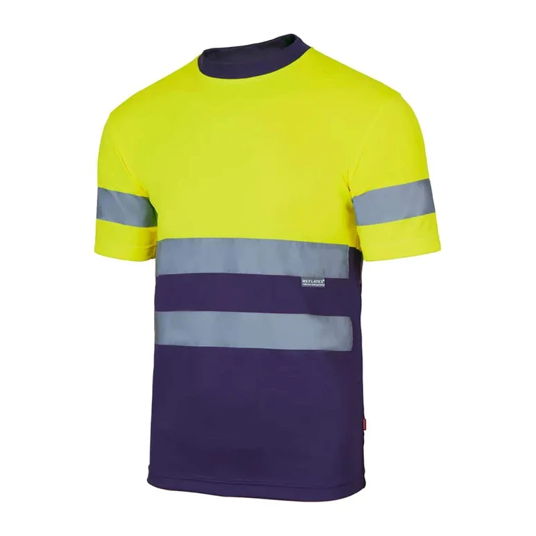 Camiseta técnica bicolor de trabajo Alta visibilidad Velilla 305506