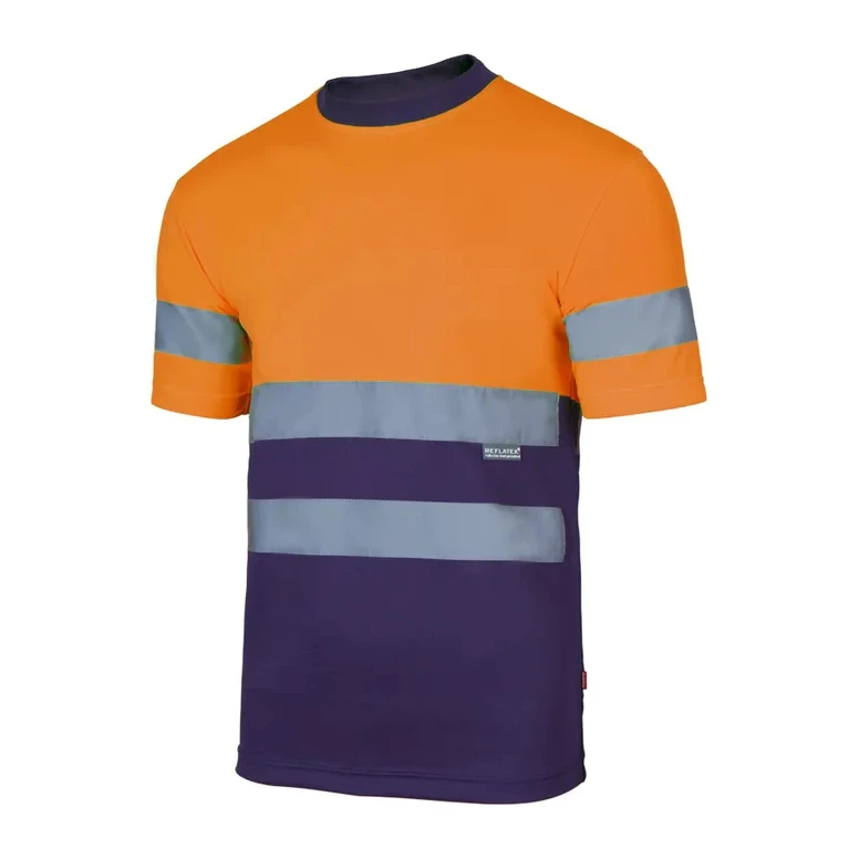 Camiseta técnica bicolor de trabajo Alta visibilidad Velilla 305506
