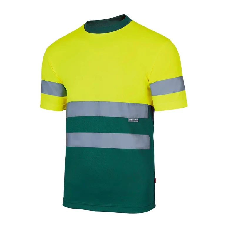 Camiseta técnica bicolor de trabajo Alta visibilidad Velilla 305506