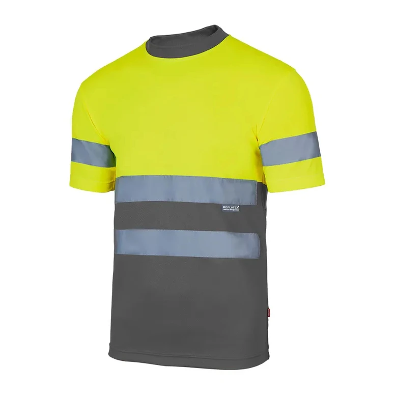 Camiseta técnica bicolor de trabajo Alta visibilidad Velilla 305506