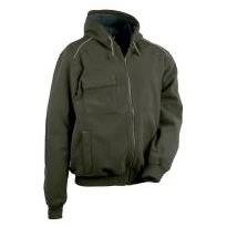 Liquidación total - Chaqueta de forro polar con capucha de trabajo Multibolsillos Cofra Potsdam V130-0-02 Talla 2XL color marino