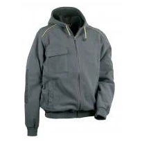 Liquidación total - Chaqueta de forro polar con capucha de trabajo Multibolsillos Cofra Potsdam V130-0-02 Talla 2XL color marino