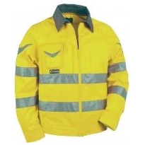 Chaqueta de trabajo Alta Visibilidad Multibolsillos Cofra Sight V070-0-00