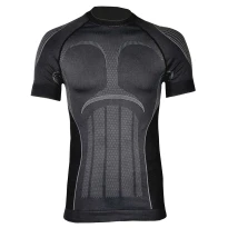 Liquidación total - Camiseta térmica elástica stretch Cofra Forsand V389-0-04 gris antracita M