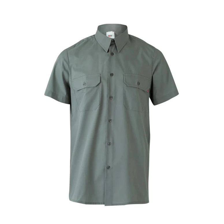 Camisa de trabajo de manga corta Multibolsillos Velilla 522