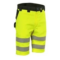 Bermudas de trabajo Alta Visibilidad Elásticos Stretch Multibolsillos Cofra Bejuma V602-0-02