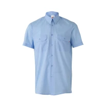 Camisa de trabajo de manga corta Multibolsillos Velilla 522