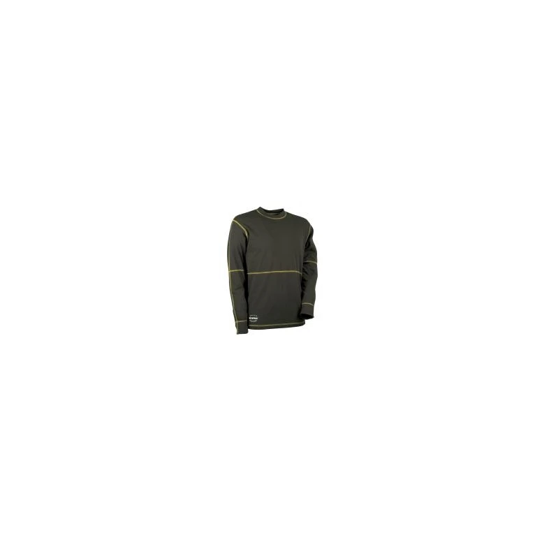 Liquidación total -Camiseta de trabajo elástica stretch Cofra Valencia V136-0-00 Talla L Color Rojo
