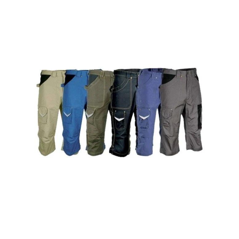 Liquidación total - Pantalón de trabajo Cofra Multibolsillos Belfast 100% algodón Canvas V058-0-00A número 50 color marino