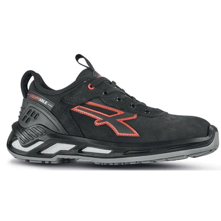Zapatos de seguridad U-power Tucker S3 SRC CI ESD | Línea Rojo 360 RS20184